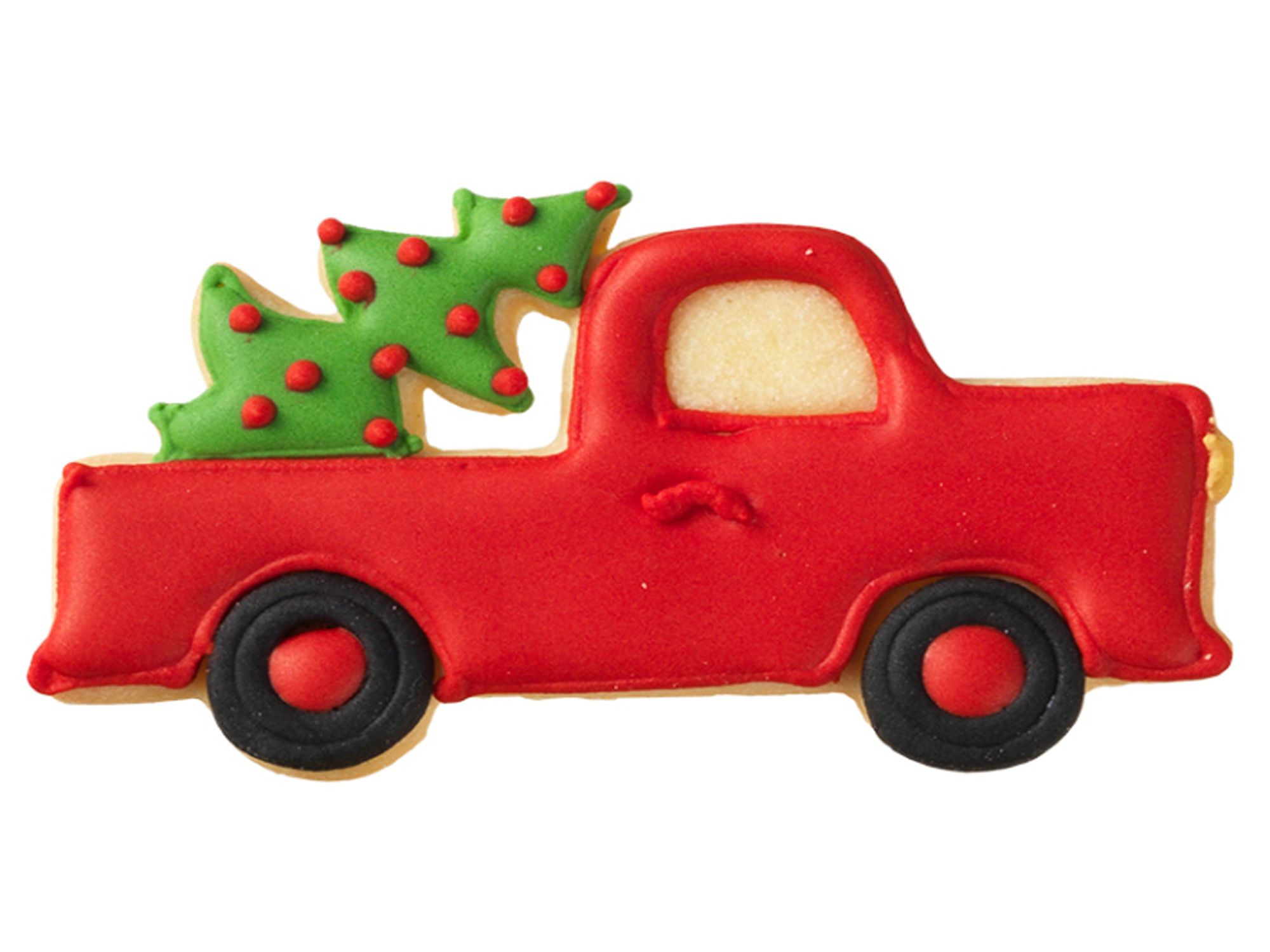 Ausstechform Lastwagen mit Weihnachtsbaum